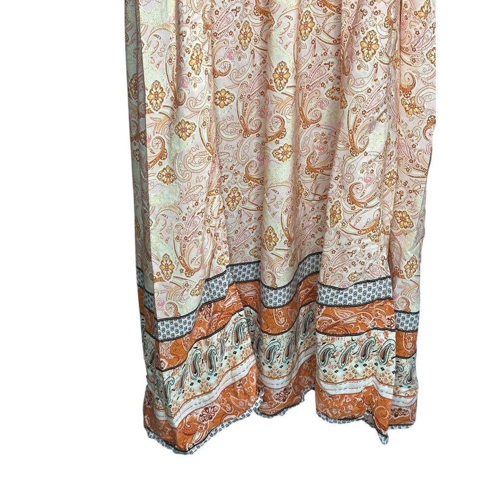 Millibon Women Spring Floral Maxi Dress Large Bloomcore Boho Romantic Feminine - Picture 6 of 9